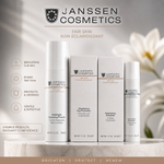 Janssen Cosmetics Fair Skin Brightening Set — Cleansing Powder, Exfoliator, Day Protection & Face Guard (4-Piece Kit)